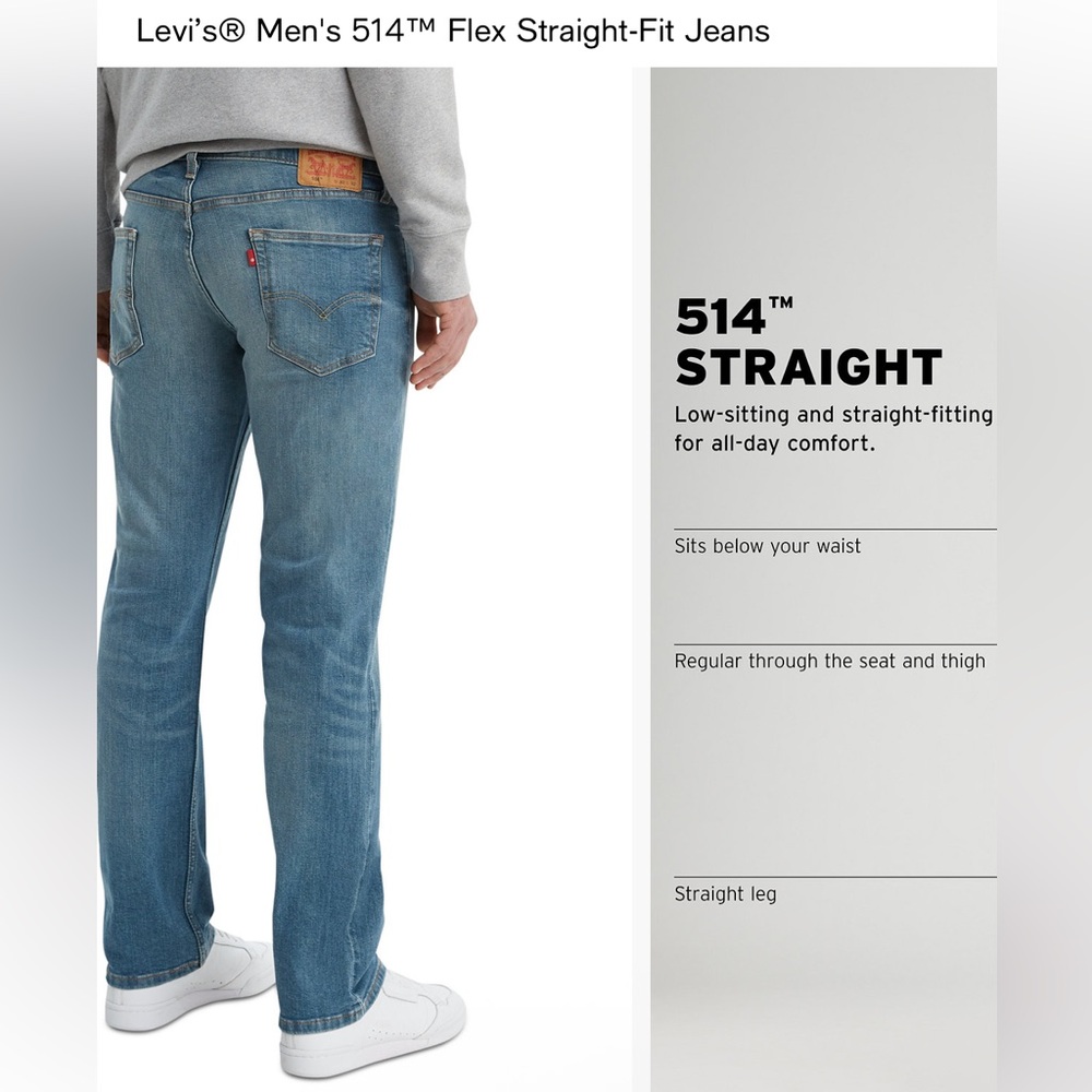 Levi's Medium Blue Slim Straight Men's Jeans W31 L30